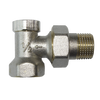 Invena zawór grzejnikowy kątowy powrotny do rur stalowych ze śrubunkiem 1/2" CZ-51-K15-W