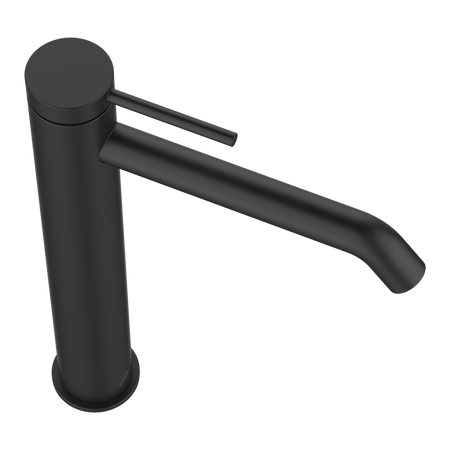 Invena bateria umywalkowa wysoka Kalitea, czarny BU-72-W04-V