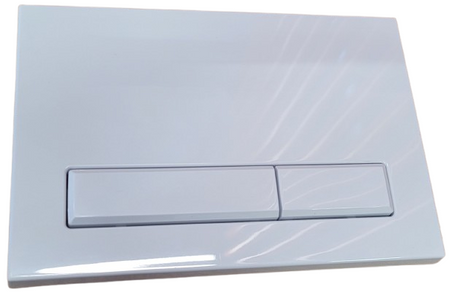 WYPRZEDAŻ: KK-POL przycisk spłukujący M08, biały połysk SPP/380/0/K