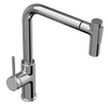 Invena bateria kuchenna z wyciąganą wylewką Farsala, chrom BZ-40-L01-S