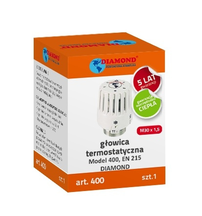 Diamond głowica termostatyczna model 400 ART.400