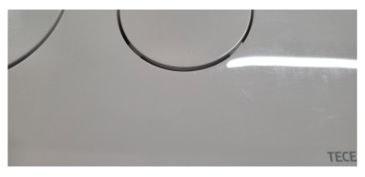 WYPRZEDAŻ: Tece przycisk spłukujący do WC TECEloop z tworzywa, biały 9240920