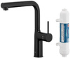 KFA bateria kuchenna z funkcją filtracji wody i wyciąganą wylewką Duero Pure Move Pull-Out + filtr Hydro+, czarny 6623-422-81