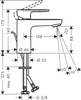 Hansgrohe bateria umywalkowa Vernis Blend 100 71551670