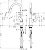 Hansgrohe bateria Focus zlewozmywakowa z wyciąganą wylewką 31815000
