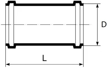 Magnaplast mufa przesuwna HTU 40 12200