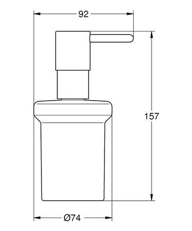Grohe dozownik Essentials czarny mat 1024702430