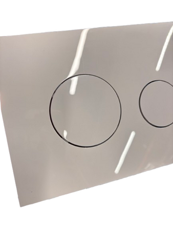 WYPRZEDAŻ: Tece przycisk spłukujący do WC TECEloop z tworzywa, biały 9240920