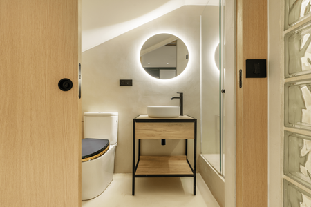 Wirquin syfon umywalkowy butelkowy, bez spustu, niski, czarny mat 30722857