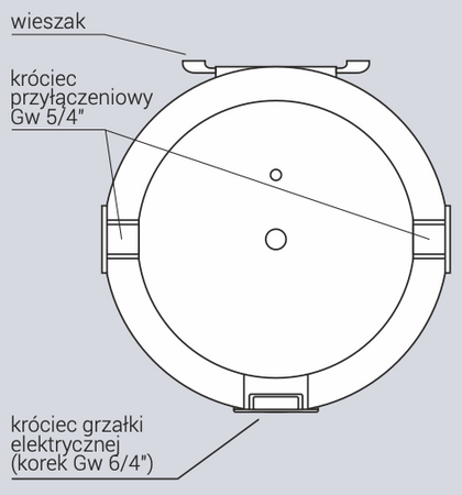 Kospel zbiornik buforowy SVH-80 SVH-80.PL