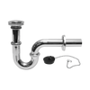 Instadrain syfon do umywalki rurowy metalowy, chrom 718