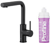 KFA bateria kuchenna z filtracją wody Duero Pure Basic, czarna + zestaw filtrujący Profine Lilac S 6623-915-81
