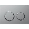 Geberit przycisk uruchamiający Omega 20, przedni/górny, chrom mat, easy-to-clean 115.085.JQ.1