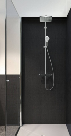 Hansgrohe komplet prysznicowy Crometta E 240 1jet, EcoSmart 9 l/min 27281000