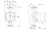 Grundfos pompa ALPHA1 25-80 180 1X230V 50Hz6H 99199577