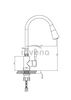 Invena bateria kuchenna Pogo czarny/chrom BZ-80-L04