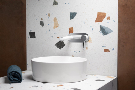 KFA bateria umywalkowa podtynkowa Angelit, biały/chrom 4729-810-40