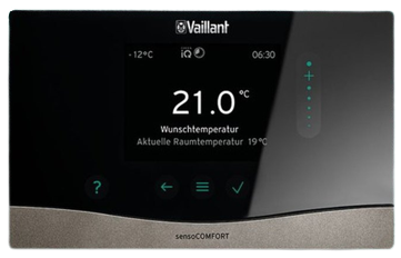 Vaillant systemowy regulator pogodowy VRC 720f sensoCOMFORT w wersji radiowej 0020260932