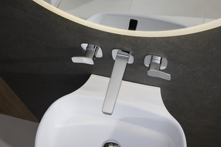 KFA bateria umywalkowa podtynkowa 3-otworowa Malaga, chrom 4529-821-00