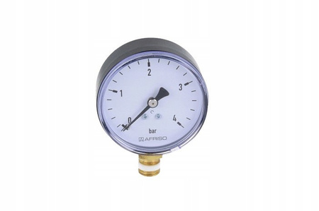 Afriso manometr grzewczy RF 63, fi 63 mm, 0÷4 bar, G1/4", rad, kl. 2,5 63512
