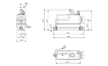 Grundfos pompa z rozdrabniaczem SOLOLIFT 2 CWC-3 97775316
