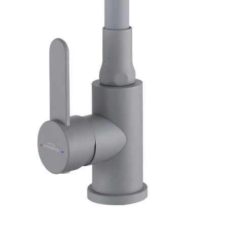 Invena bateria kuchenna Dalis, szary BZ-64-005-L