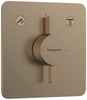 Hansgrohe bateria natryskowa, ścienna, podtynkowa DuoTurn Q, brąz szczotkowany 75414140