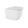 Invena miska WC bezkołnierzowa TINOS z deską wolnoopadającą CE-91-001-W