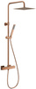KFA deszczownia z baterią natryskową termostatyczną Logon Premium, brushed rose gold PVD 5746-920-34