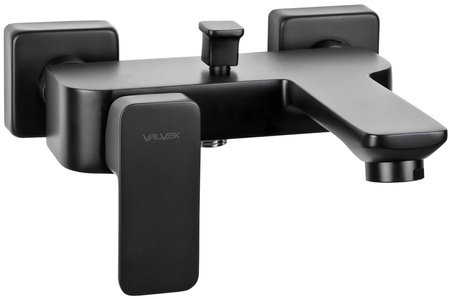 Valvex bateria wannowa ścienna Loft, czarny mat 2455920