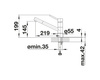Blanco bateria kuchenna KANO czarny mat 526667