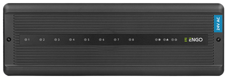 Engo listwa przewodowa 8 stref do sterowania ogrzewaniem podłogowym, 24V, moduł pompy i kotła ECB8-24