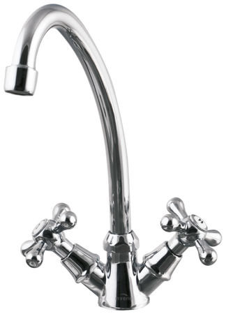 Invena bateria umywalkowo-kuchenna Roma, chrom BU-21-00S-L