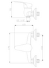 Invena bateria natryskowa Ava New, chrom BN-06-001-X