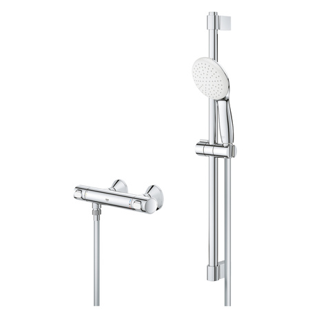 Grohe zestaw prysznicowy Grohtherm 500 z termostatyczną baterią chrom 34796001