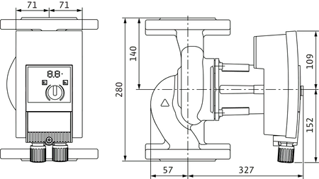 Wilo pompa obiegowa Yonos MAXO 65/0,5-9 PN6/10 2120653