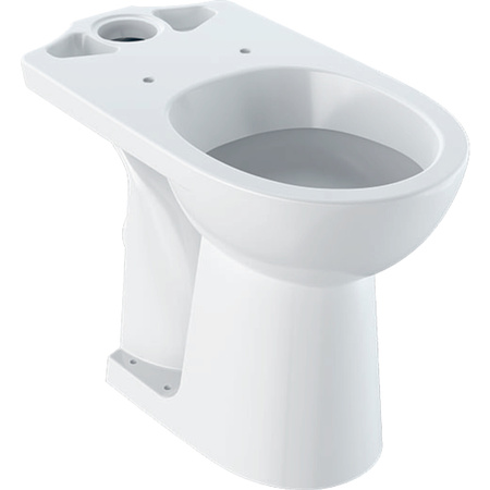 Geberit stojąca miska WC Selnova Comfort do spłuczki nasadzanej, lejowa, odpływ poziomy, podwyższona 500.284.01.5