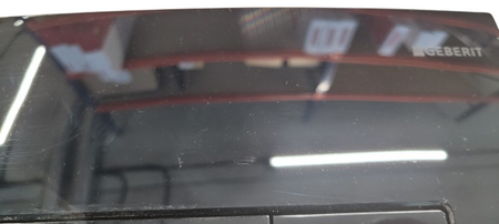 WYPRZEDAŻ: Geberit przycisk uruchamiający Geberit Delta 50, przedni, czarny połysk 115.119.DW.1