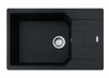 Franke zlewozmywak jednokomorowy wbudowywany Fragranite Urban UBG 611-78 XL, czarny mat 114.0687.282