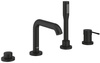 Grohe 4-otworowa bateria wannowa Essence czarny 25251KF1
