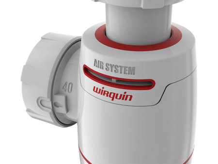 Wirquin syfon umywalkowy bez spustu Neo Air z napowietrzaniem 30722492