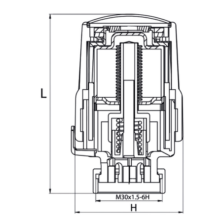 Diamond głowica termostatyczna model 400 ART.400