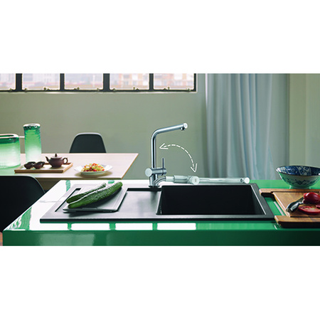 Franke bateria kuchenna podokienna Atlas Neo pull-out window stal szlachetna 115.0521.439