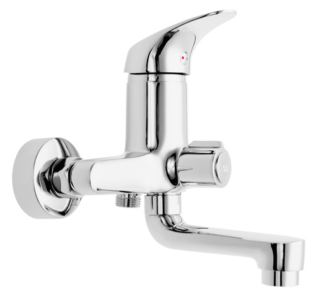 Ferro ONE bateria wannowa z obrotową wylewką, chrom BFO1A