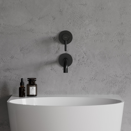 Omnires bateria umywalkowa podtynkowa Y czarny Y1215NBL