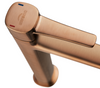 Invena bateria umywalkowa wysoka Glamour, miedź BU-02-W14-V