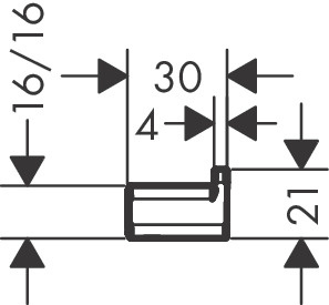 Hansgrohe wieszak na ręcznik pojedynczy, złoty optyczny polerowany 41742990