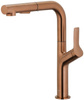 KFA bateria kuchenna z wyciąganą i obrotową wylewką Duero Design, brushed rose gold PVD 6623-220-34