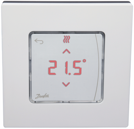 Danfoss termostat pokojowy z wyświetlaczem Icon, 86x86 088U1015