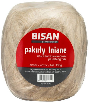 Bisan pakuły lniane, motek 100g B870715